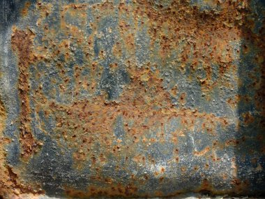 paslı metal doku çatlaklar