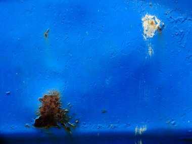 Mavi boyalı soyut arkaplan