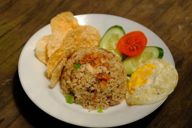 Nasi Goreng Telur Mata Sapi. Indonesian food