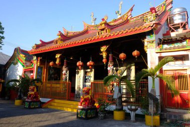 Yogyakarta, Indonesia - August 11, 2019: Gondomanan temple in the city of Yogyakarta. 