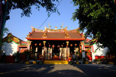Yogyakarta, Indonesia - August 11, 2019: Gondomanan temple in the city of Yogyakarta. 