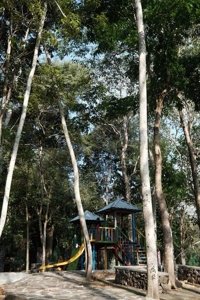 Playground Para Crianças Parque Cidade — Fotografia de Stock