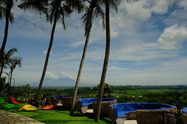 View Rest Area Tropical Hotel — Fotografia de Stock