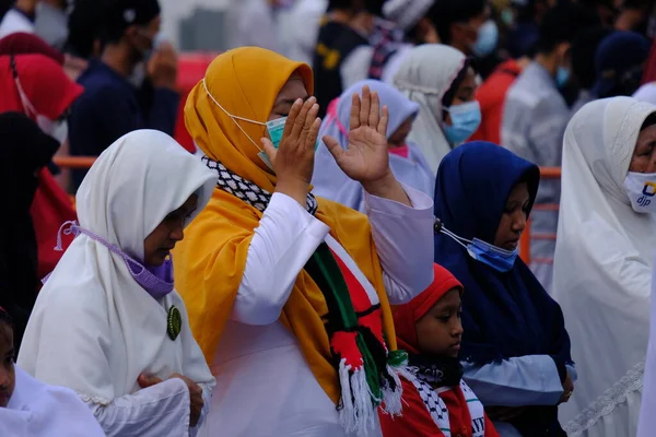 Yogya Indonesia Mei 2021 Idul Fitri Doa Doa Yang Diadakan — Stok Foto