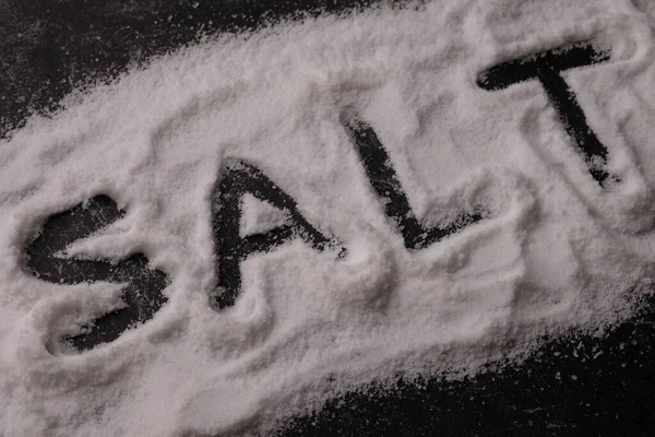 Sal Fino Sal Mesa Tipo Mineral Que Pode Torná Salgado — Fotografia de Stock