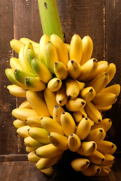 Les Bananes Lady Finger Sont Des Cultivars Diploïdes Musa Acuminata — Photo