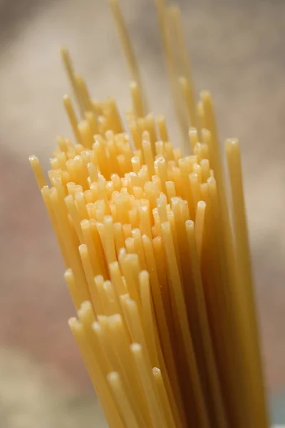 Gros Plan Sur Les Spaghettis Sans Gluten Spaghettis Sans Gluten — Photo