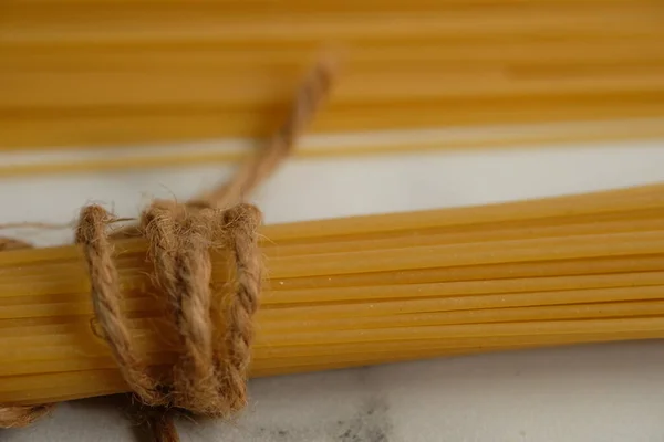 Gros Plan Sur Les Spaghettis Sans Gluten Spaghettis Sans Gluten — Photo