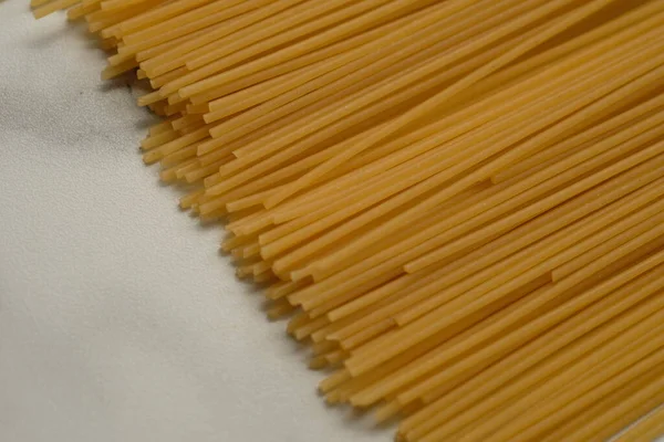 Zbliżenie Bezglutenowego Spaghetti Spaghetti Bezglutenowe Mąki Pszennej Spaghetti Nie Wywołuje — Zdjęcie stockowe
