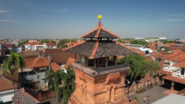 Kudus Indonesia Agosto 2022 Veduta Aerea Masjid Aqsha Menara Kudus — Video Stock