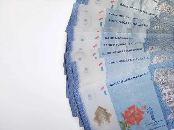 Malezya Ringgit Parası Bir Malezya Ringgit — Stok fotoğraf