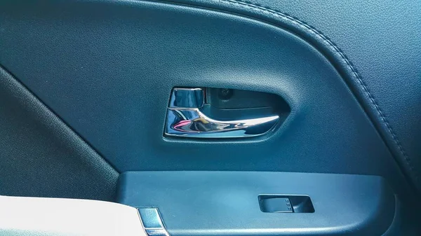 Door handle inside the car with door locked