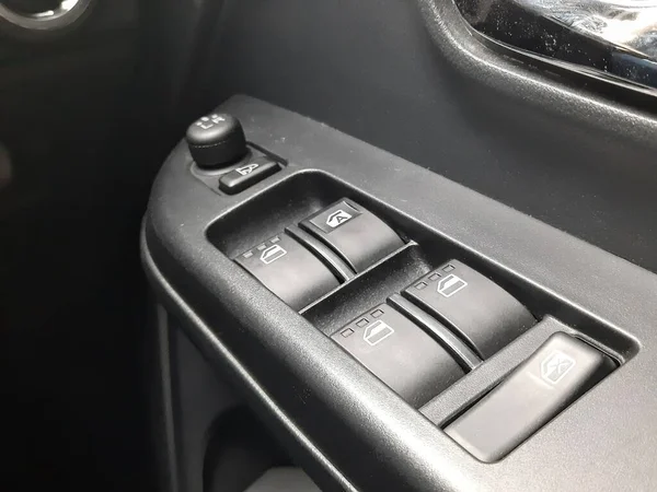 Window Control Buttons Modern Car Car Window Control Panel Modern — Stock Photo, Image