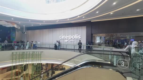 Pekan Baru Indonesia April 2023 Front View Cinepolis Cinema Ska — 图库视频影像