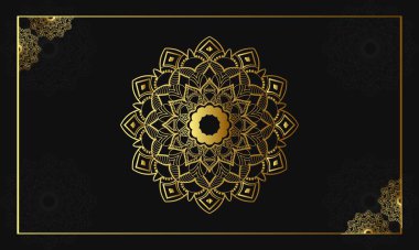 Şık Mandala Desen Tasarımı Çizimi