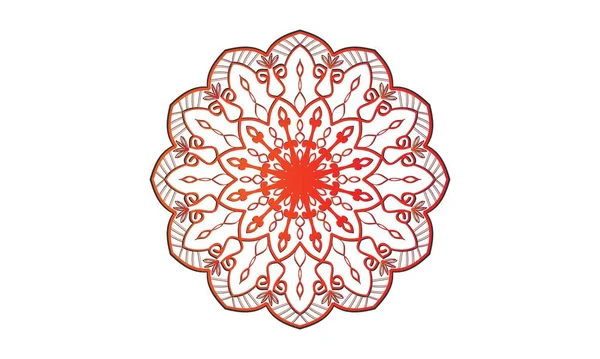 Elegante Mandala Padrão Design Ilustração —  Vetores de Stock