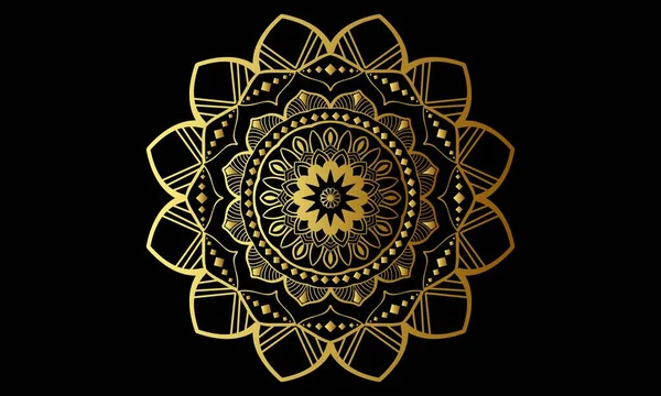 Stilvolle Illustration Für Mandala Muster — Stockvektor