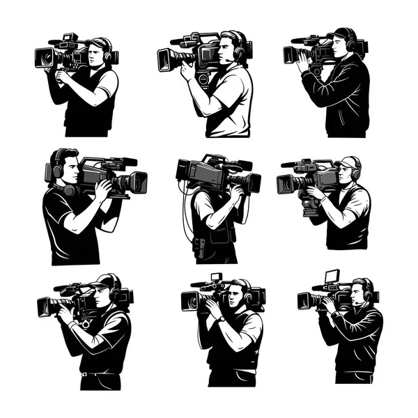 Yayın Haberleri Kamerası Operatörü Grafik İllüstrasyon Ayarları