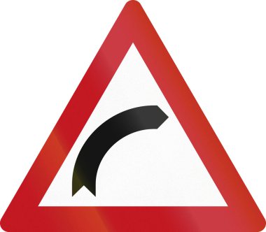 İsrail uyarı işareti - sağa doğru eğil.