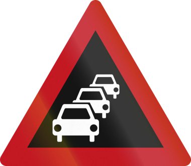 İsrail 'de trafik sıkışıklığı uyarısı.