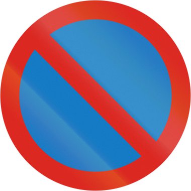 Uganda 'da trafik kurallarına uygun yol tabelası var..