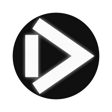 Almanya 'daki tramvaylar için sinyal değiştir - Geçiş standı sağda - beyaz sürüm.