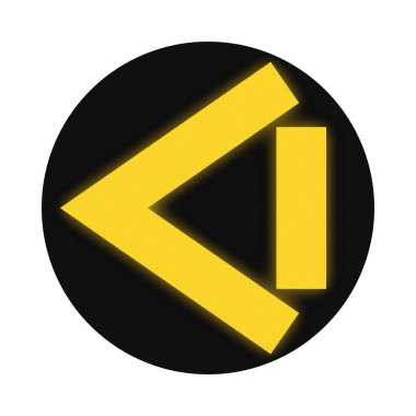 Almanya 'daki tramvaylar için sinyal değiştir - Anahtar standı solda - sarı sürüm.