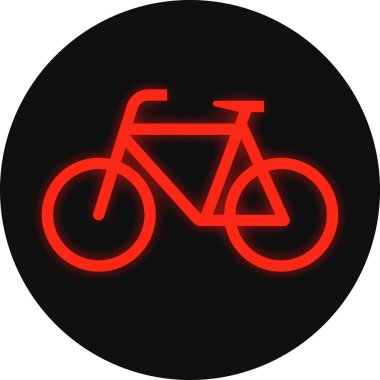 Almanya 'da trafik ışığı - Bisikletler için kırmızı trafik ışığı.