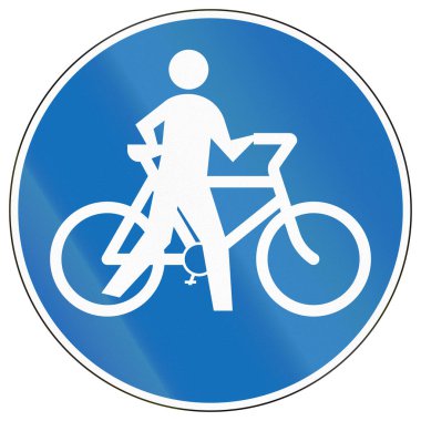 Çin trafik işaretleri sadece Hong Kong 'da kullanılır. Bisiklet yasağı..