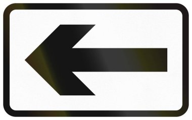 Sadece Hong Kong 'da kullanılan Çin ilave yol işareti..