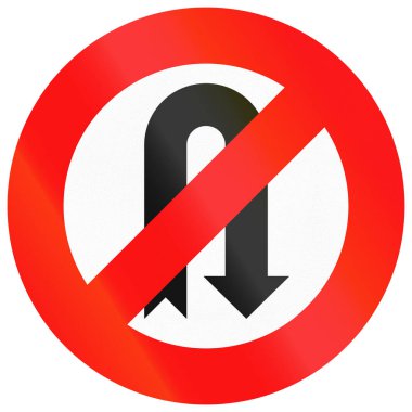 Makao 'da Çince yol işareti kullanıldı - U dönüşü yok.