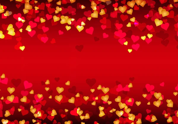 Kalpli Soyut Bir Romantik Geçmiş Sevgililer Günü Duvar Kağıdı Sevgililer — Stok Vektör