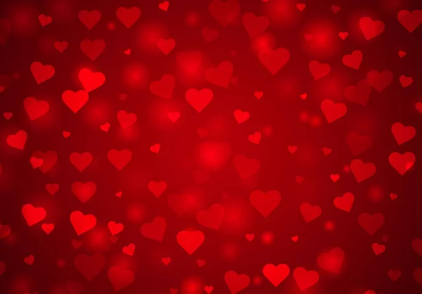 Güzel Kalpler Soyut Özgeçmiş Sevgililer Günü Aşkı Ilişkisi Bayram Etkinliği — Stok Vektör