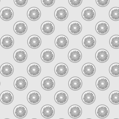 Gri, pürüzsüz bir desen. Posterler, logolar, etiketler, etiketler, çıkartmalar, ürün ambalaj tasarımı vs. için. Vektör illüstrasyonu.