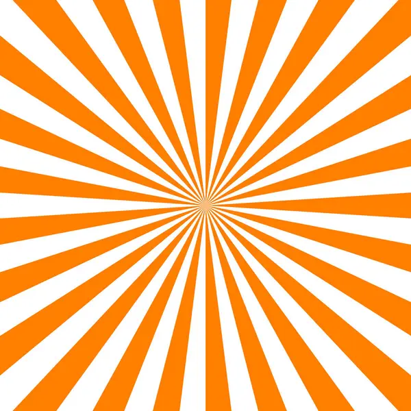 Oranje Wervelende Patroon Achtergrond Halloween Kleur Vortex Starburst Spiraal Draai — Stockvector