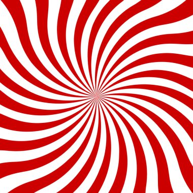 Kırmızı girdap desenli arka plan. Girdap yıldız patlaması spiral karesi. Helix dönüş ışınları. Ölçeklenebilir çizgiler birleştiriliyor. Vektör illüstrasyonu.