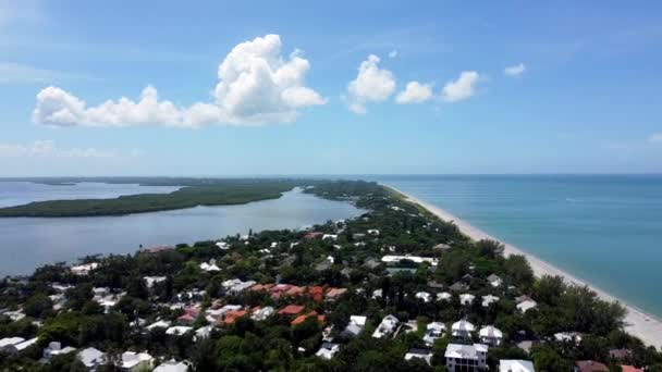Captiva Island Florida Junto Sanibel Island Con Hermosas Playas Arena — Vídeos de Stock