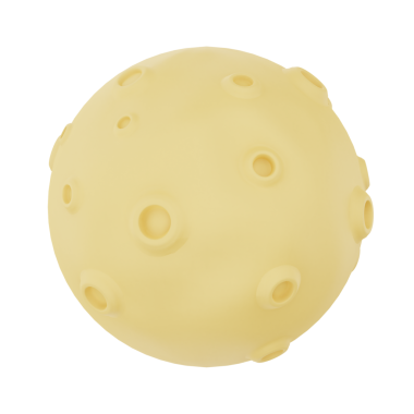 Full Moon Bright 3d render weather icons set