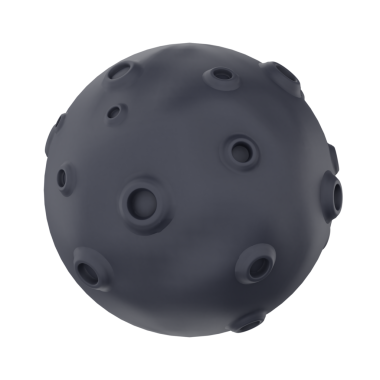 Full Moon 3d render weather icons set