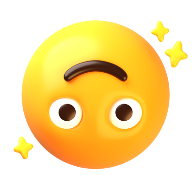 Expresses confusion or surprise, useful for messaging apps, social media, or digital communication.