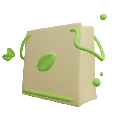 A 3D sponge character with vibrant green accents, suitable for creative, fun, and engaging digital content.