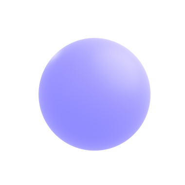 A smooth, purple 3D sphere emphasizing digital design, suitable for technology or branding visualizations.