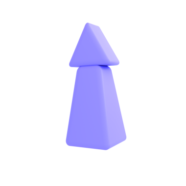 A 3D purple arrow pointing upwards, ideal for representing growth, progress, or success in digital and marketing contexts.