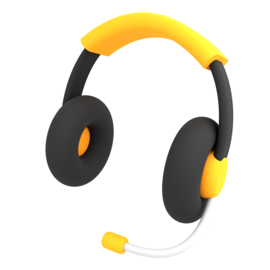 Modern wireless headphones suitable for music, gaming, and communication, ideal for multimedia and entertainment applications.