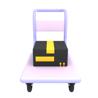 Detailed 3D toolbox with yellow handle, ideal for technical, handyman, and repair promotional content.