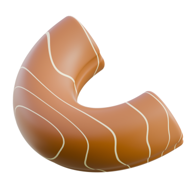 3D Render Freshly baked cinnamon roll pastry, ideal for bakery, dessert, or breakfast promotional content.