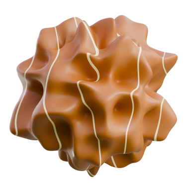 Detailed 3D model of a potato with textured skin, ideal for food, agriculture, or culinary content.