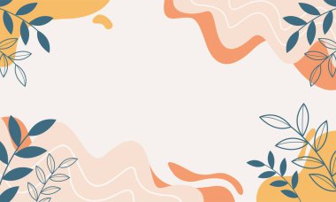 El Çizimi Soyut Karalama Estetik Arkaplan 1