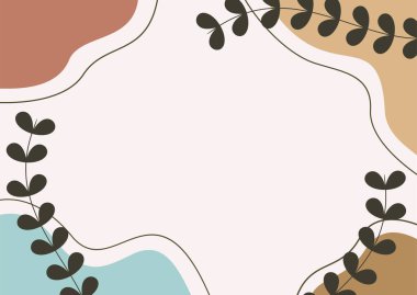 el çizimi düz soyut karalama arkaplanı