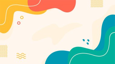 El çizimi soyut sıvı arkaplan